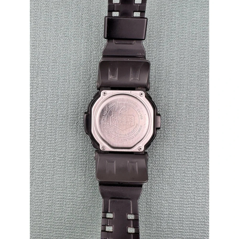CASIO G-Shock 3403 GD-350 Vibration Alarm Quartz Digital Men's Watch‎